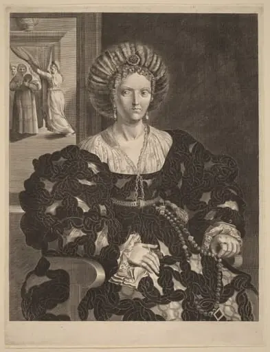 Isabella d'Este, by Pieter Holsteyn II