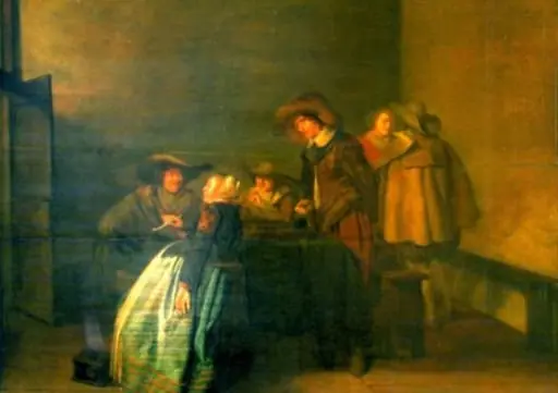 Scenă de interior, by Pieter Jacobs Codde