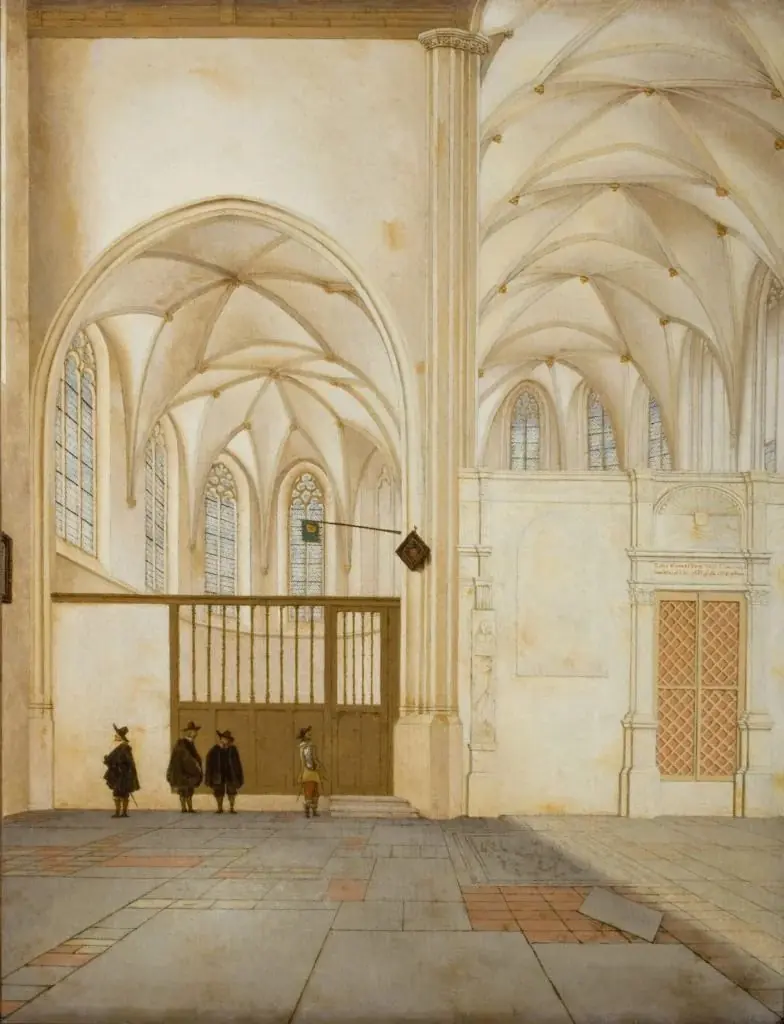 A View of Sint Janskerk, Utrecht, by Pieter Jansz Saenredam