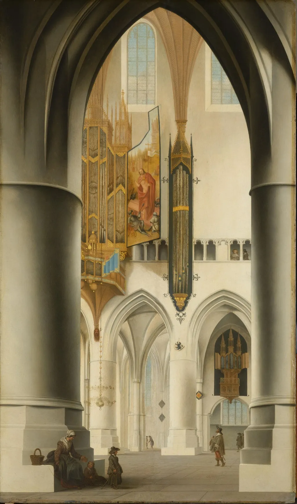 Interieur van de Sint-Bavokerk in Haarlem, by Pieter Jansz Saenredam, unspecified