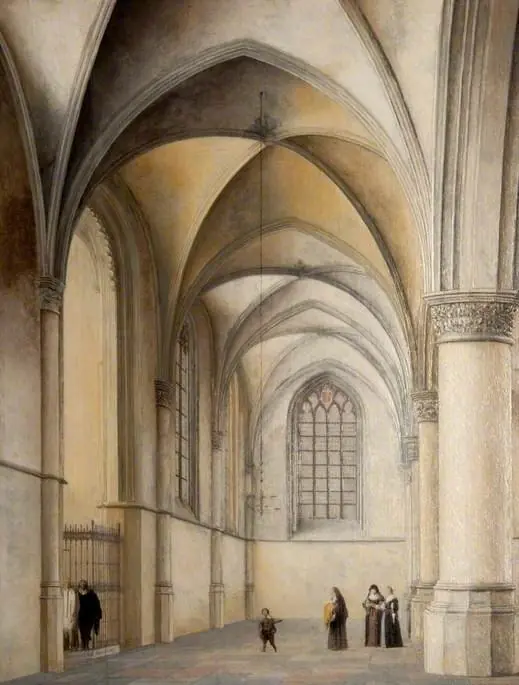 Interior of St. Bavo, by Pieter Jansz Saenredam