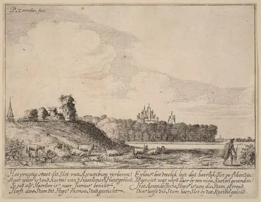 Ruins of Assemburg Castle, by Pieter Jansz Saenredam