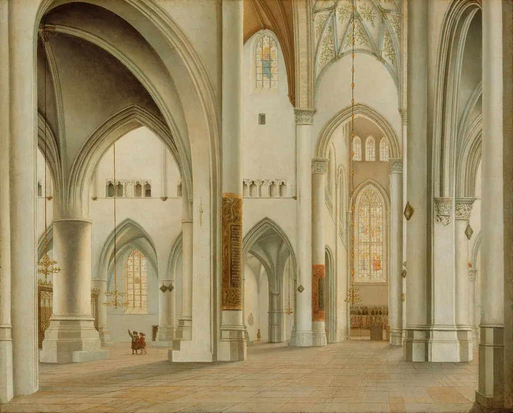 The Interior of St. Bavo, Haarlem, by Pieter Jansz Saenredam