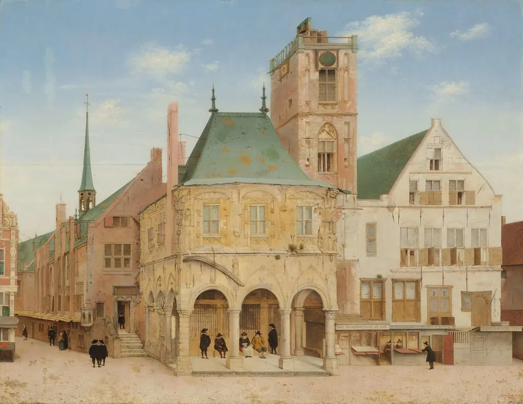 The Old Town Hall of Amsterdam, by Pieter Jansz Saenredam