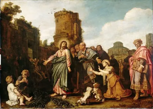 Christ and the Woman of Canaan, by Pieter Lastman