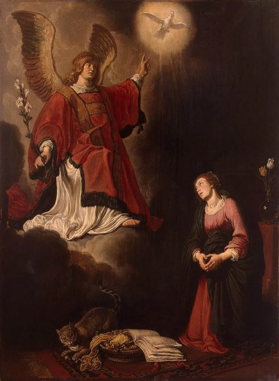 The Annunciation, by Pieter Lastman, oil, 1618