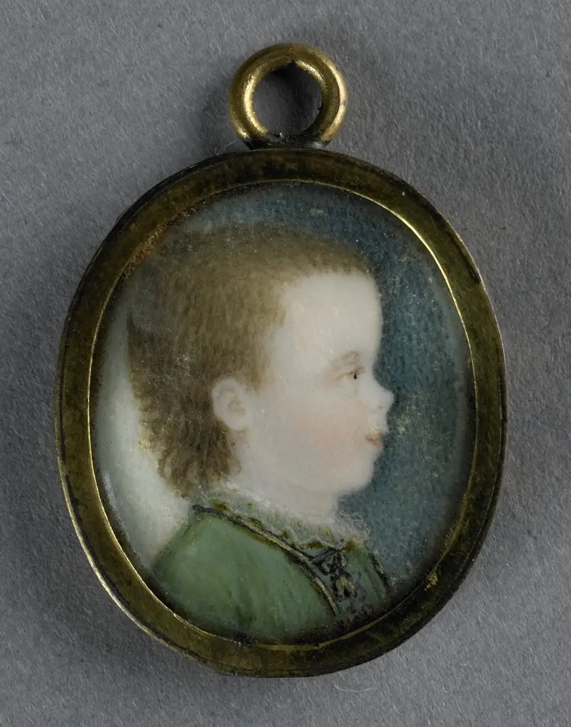 Portrait of Willem I van Oranje- Nassau (1772-1843), by Pieter le Sage, 1789