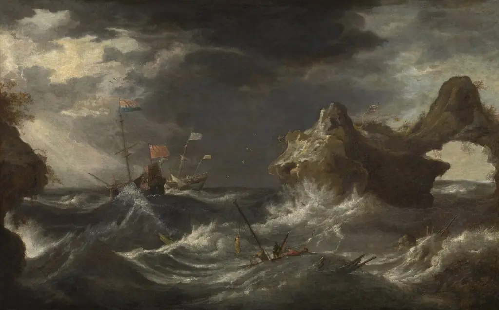 Storm at Sea, by Pieter Mulier the Elder