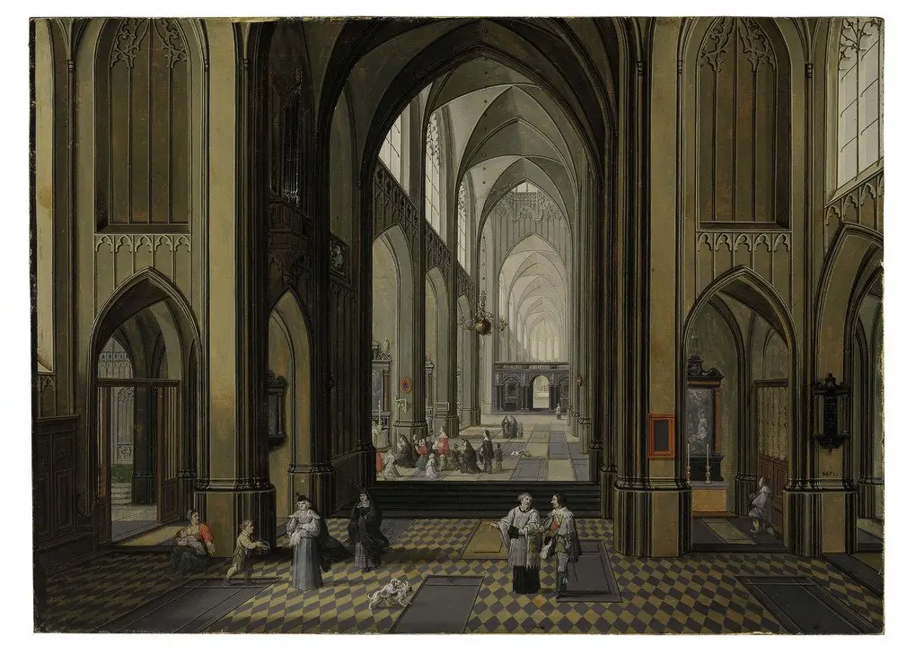 Interior of a Gothic Church