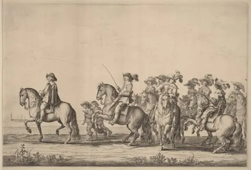 Entry of Marie de Medici into Amsterdam [plate 2 of 6], by Pieter Nolpe