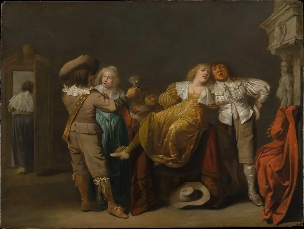 A Party of Merrymakers, by Pieter Quast