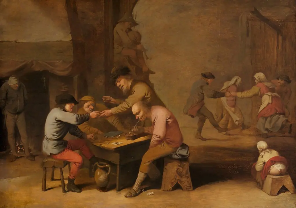 Bauern in der Schenke, by Pieter Quast