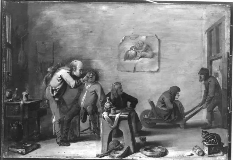 Der Zahnarzt, by Pieter Quast