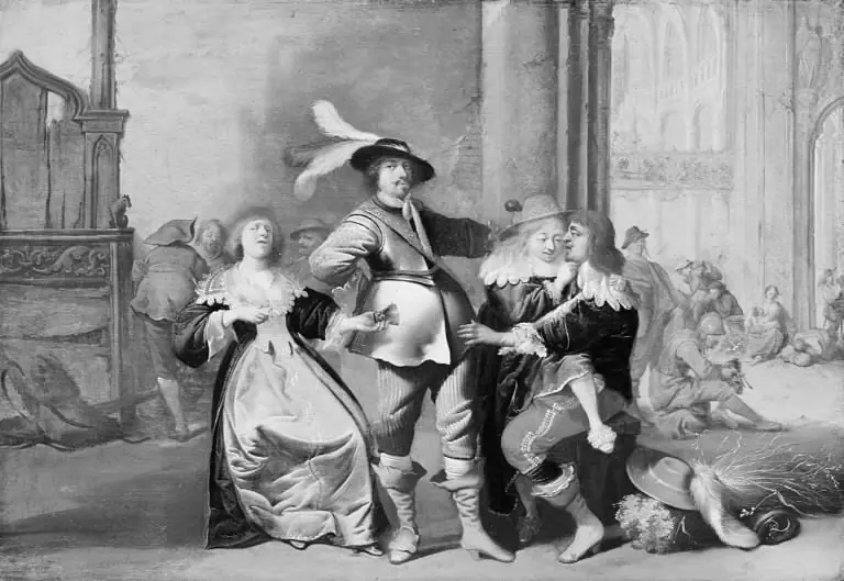 Soldiers in a Church, by Pieter Quast