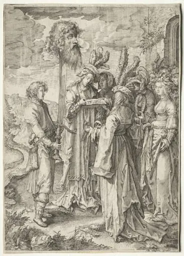 David with the Head of Goliath, by Pieter Serwouters