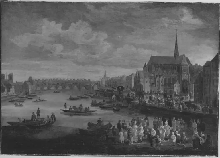 Ansicht von Paris (zugeschrieben), by Pieter Spierinckx