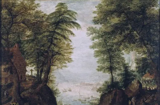 Wooded Landscape, by Pieter Stevens