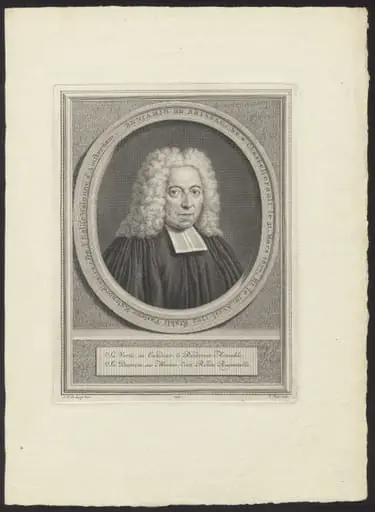 Portrait of Benjamin de Brissac, minister of the Walloon Church in Amsterdam, by Pieter, Tanjé