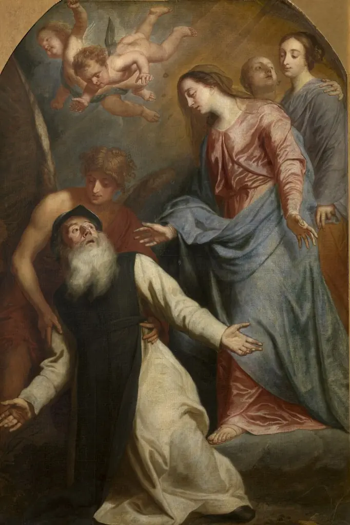 Mary Appears to Saint William of Aquitaine, by Pieter Thijs