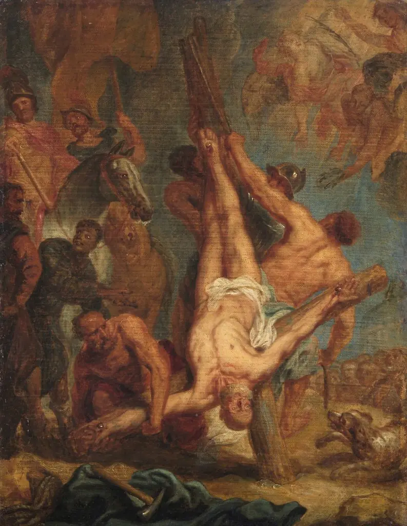 The Crucifixion of Saint Peter, by Pieter Thijs