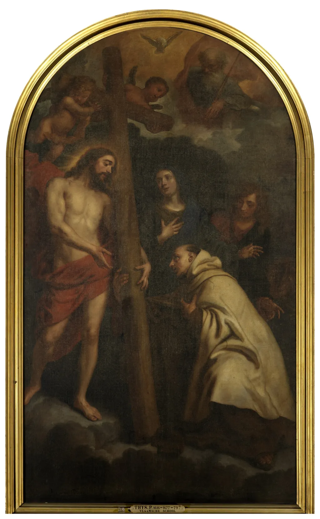 Vision of Saint John of the Cross, by Pieter Thijs, oil, 1656