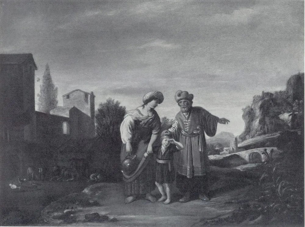 The Expulsion of Hagar, by Pieter van Bie