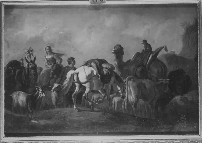 Die Karawane, by Pieter van Bloemen