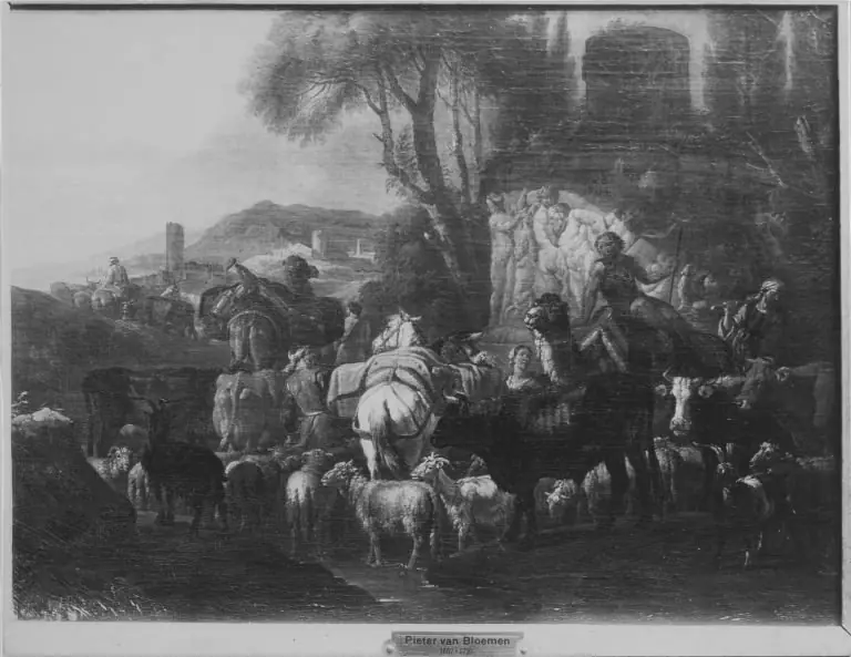 Die Karawane, by Pieter van Bloemen