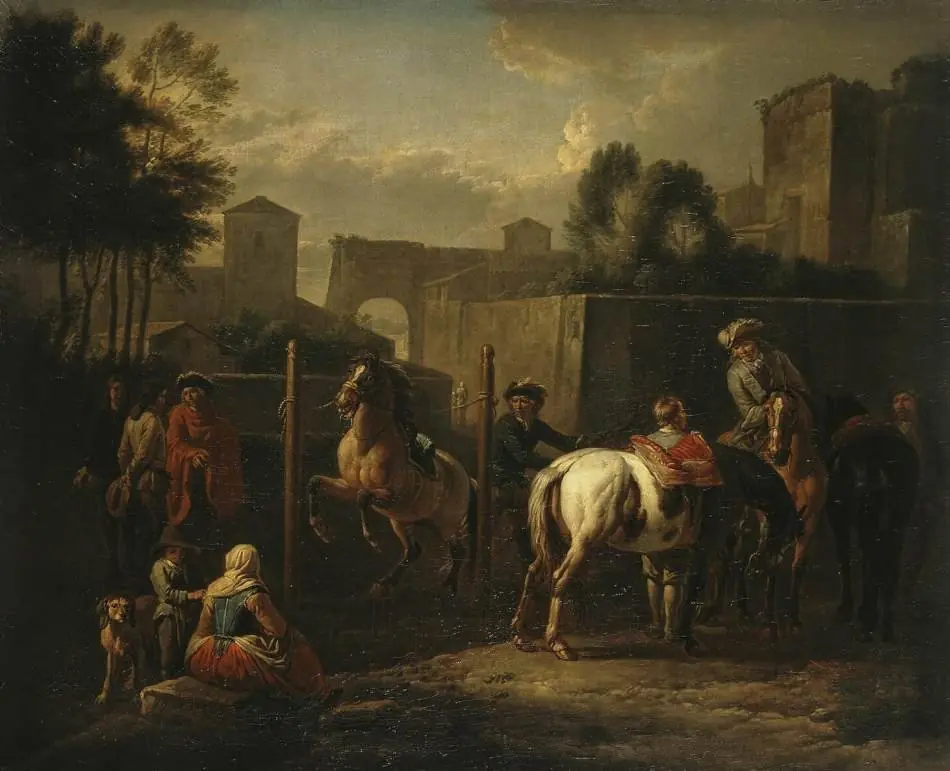 Open-Air Manege, by Pieter van Bloemen