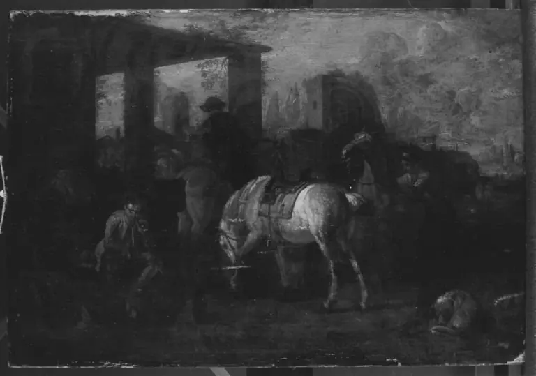 Pferde, by Pieter van Bloemen