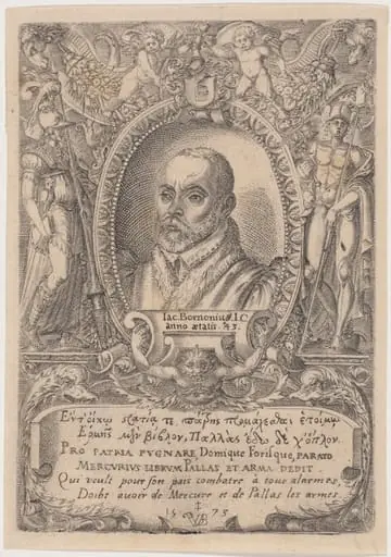 Jacob Bornonius, by Pieter van den Berge