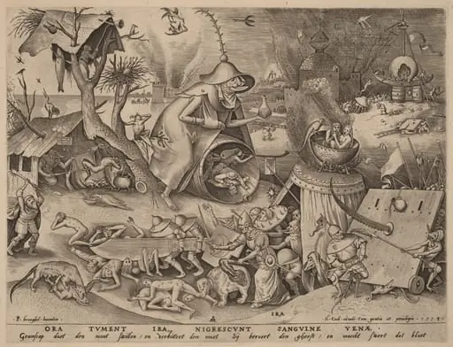 Anger, by Pieter van der Heyden