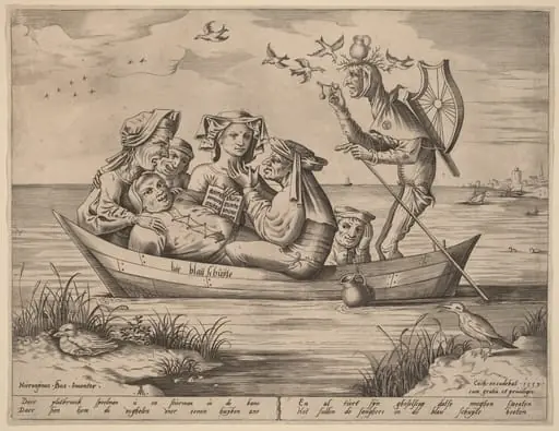 Die Blau Schuyte (The Blue Boat), by Pieter van der Heyden