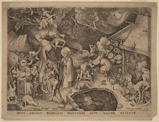 Saint James and the Magician Hermogenes, by Pieter van der Heyden