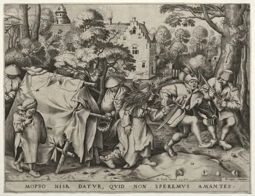 The Wedding of Mopsus and Nisa (The Dirty Bride), by Pieter van der Heyden