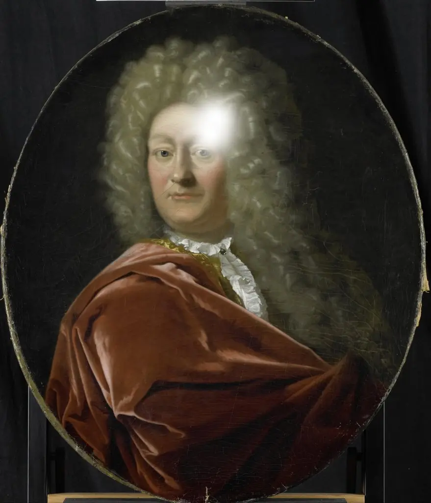 Portrait of Adriaen Paets, Director of the Rotterdam Chamber of the Dutch East India Company, elected 1703, by Pieter van der Werff, 1712