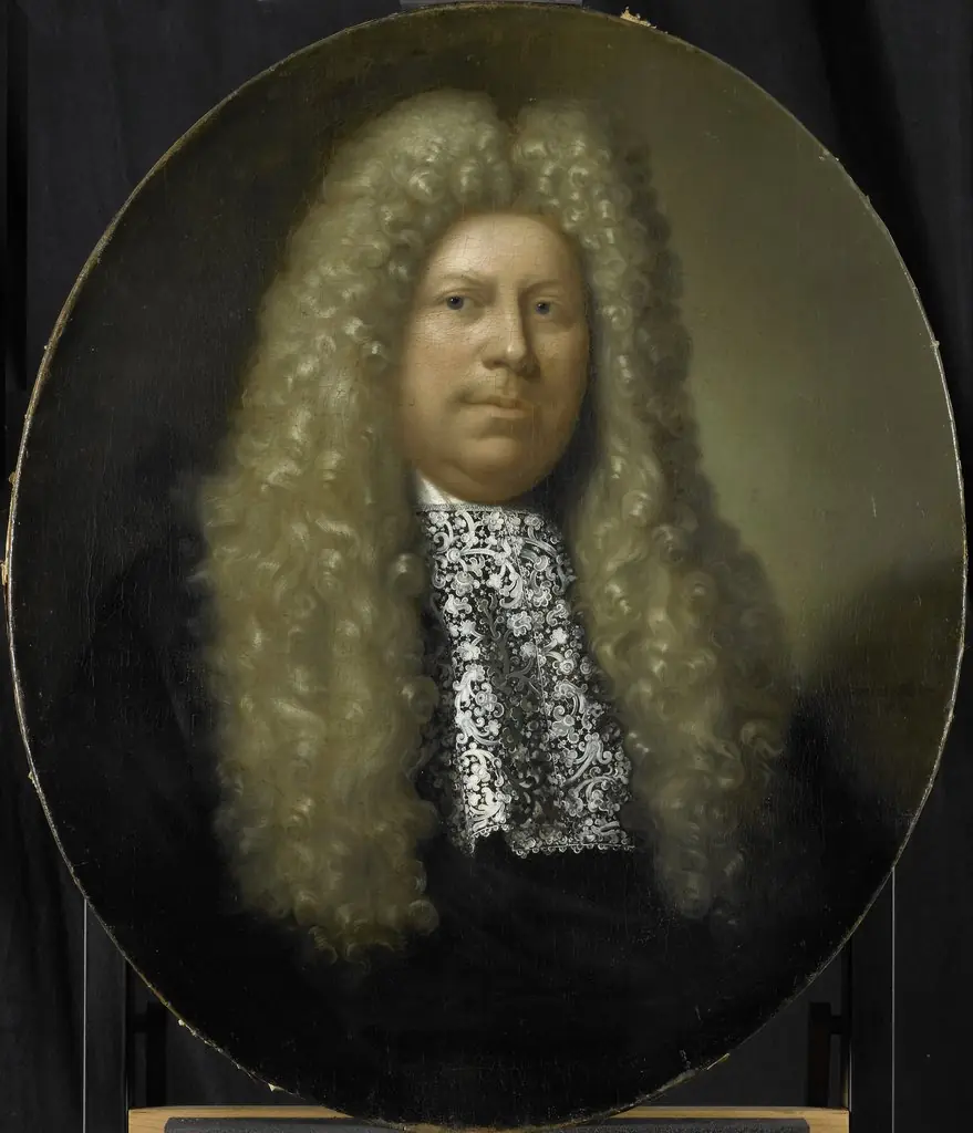 Portrait of Jacob Dane, Director of the Rotterdam Chamber of the Dutch East India Company, elected 1689, by Pieter van der Werff