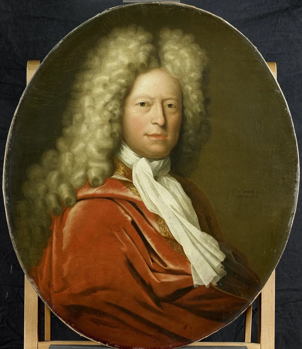 Portrait of Mr. Brust, by Pieter van der Werff, oil, 1710