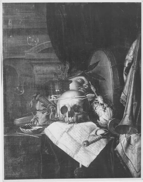 Vanitas-Stillleben, by Pieter van der Willigen