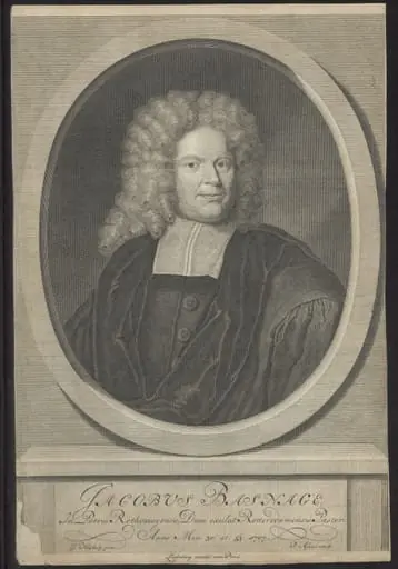 Portrait of J. Basnage, [Walloon minister and historian], by Pieter van, Gunst