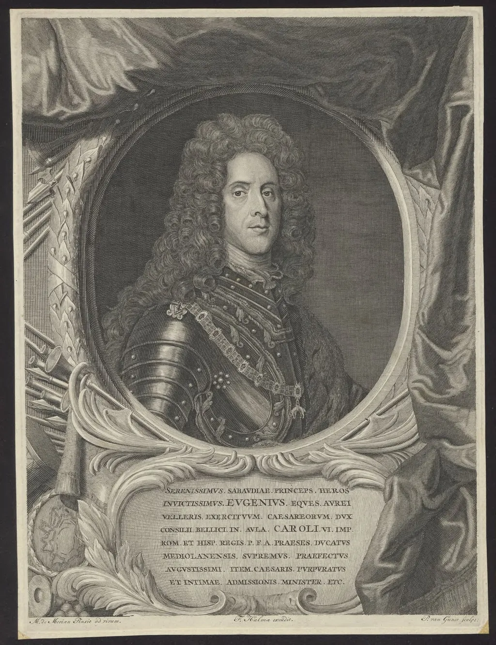 Portrait of Prince Eugenius of Savoye, by Pieter van, Gunst, unspecified, 1650