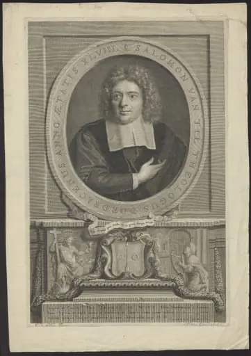 Portrait of Salomon van Til, Theologian, by Pieter van, Gunst