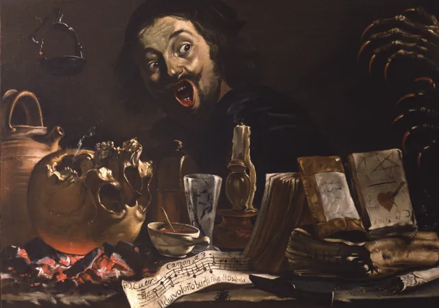 Self Portrait with a Magic Scene