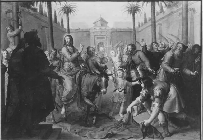 Einzug Christi in Jerusalem, by Pieter van Lint