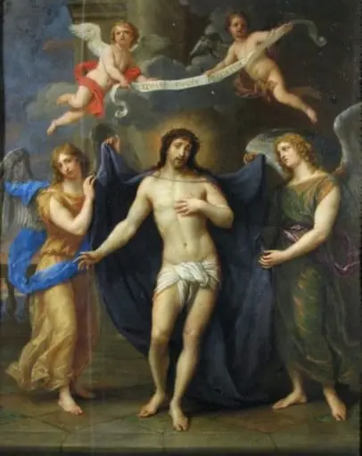 Isus purtând cununa de spini, by Pieter van Lint