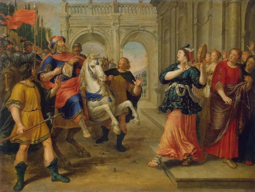 Jephthae's Daughter, by Pieter van Lint