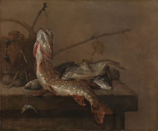 Still life with fish — Leiden Guild of St. Luke