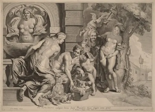 Erichthonius in His Basket, by Pieter van Sompel