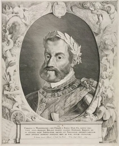 Portrait of Emperor Charles V, by Pieter van Sompel