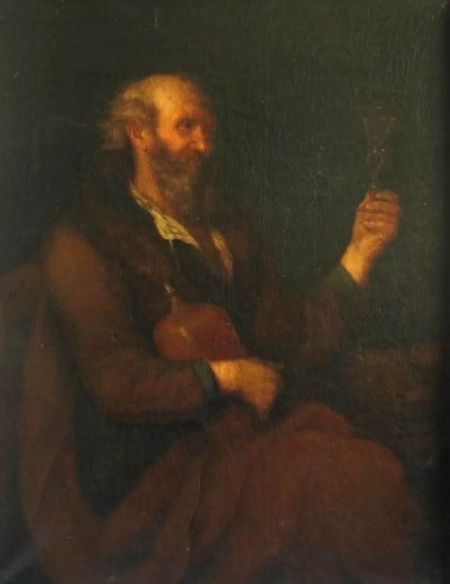 Bătrân chel, by Pietersz Verelst, unspecified